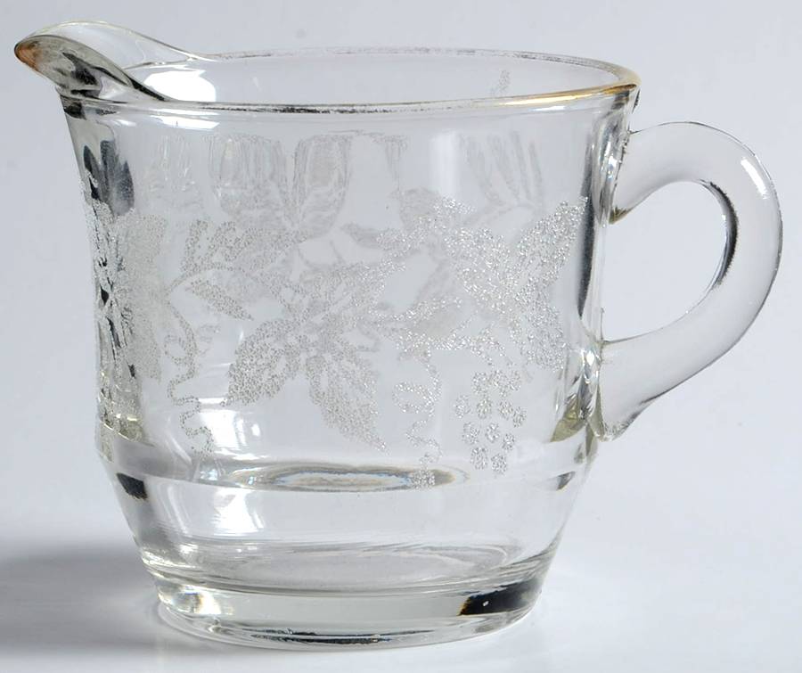 Decoration 806 Clear (Gold Trim) Creamer by Bartlett Collins-1