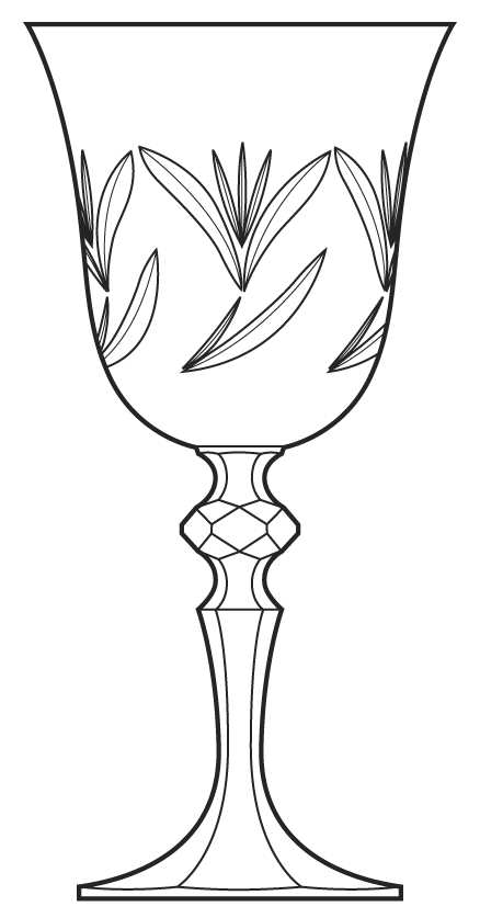 BOC69 Water Goblet by Bohemia Crystalex-1