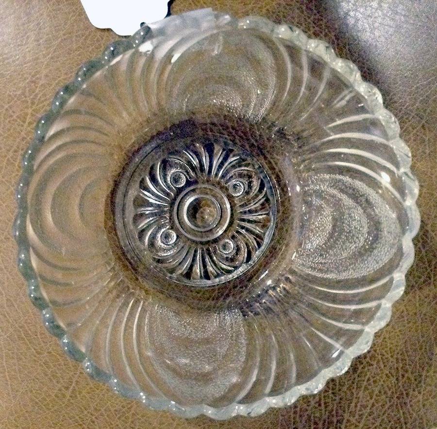 Nouveau Clear Small Fruit Dessert Bowl by Brockway Glass Co.-1