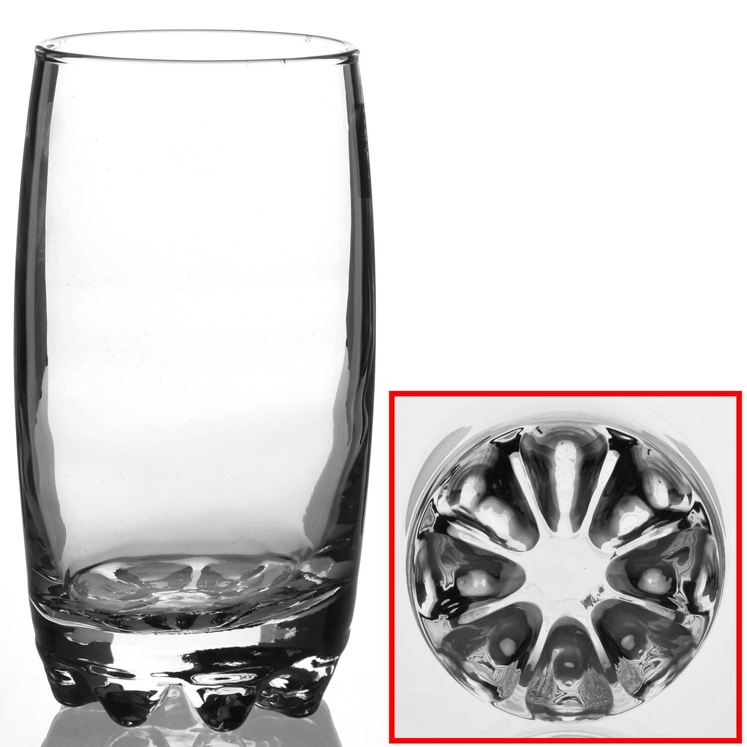 Galassia 14 Oz Flat Tumbler by Bormioli Rocco-1