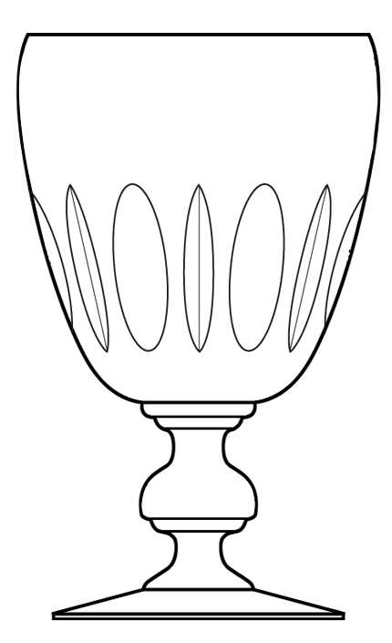 740-8 Water Goblet by Bryce-1