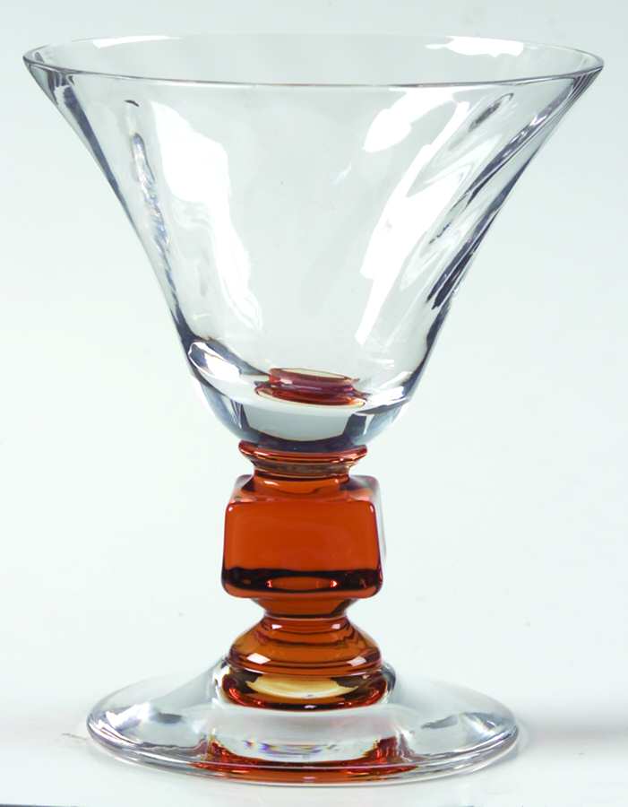 934-3(Amber Stem-Swirl Optic) Liquor Cocktail by Bryce-1