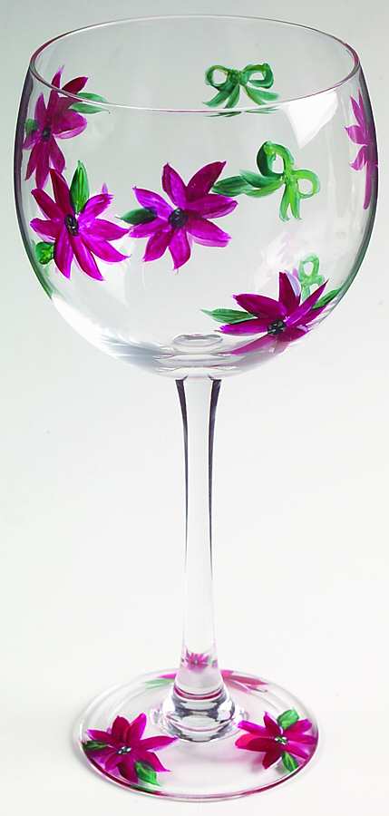 Poinsettia Toss Balloon Wine by Block-1