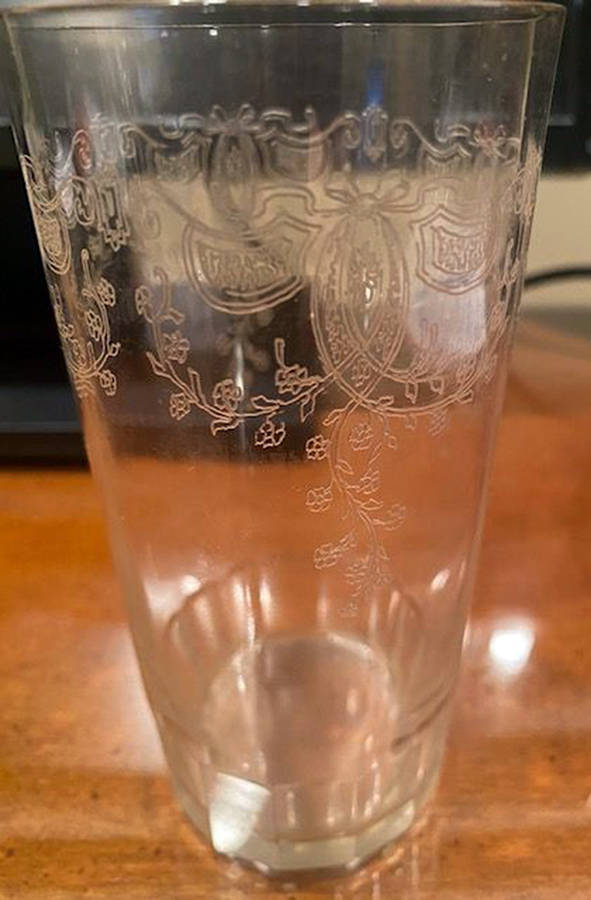 Etch 535-3 (Stem #355) Flat Tumbler by Bryce-1