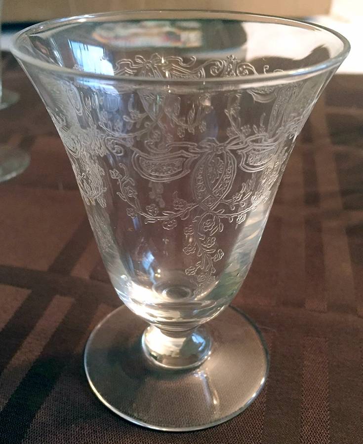Etch 535-3 (Stem #355) Oyster or Fruit Cocktail by Bryce-1