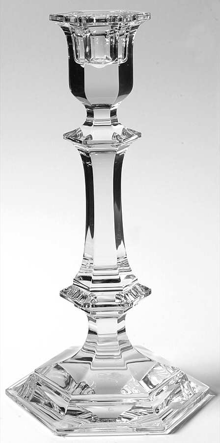 Harcourt-Versailles (Cut) 8" Single Light Candlestick by Baccarat-1