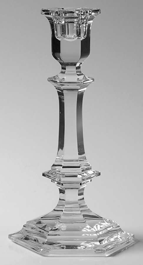 Harcourt-Versailles (Cut) 7" Single Light Candlestick by Baccarat-1