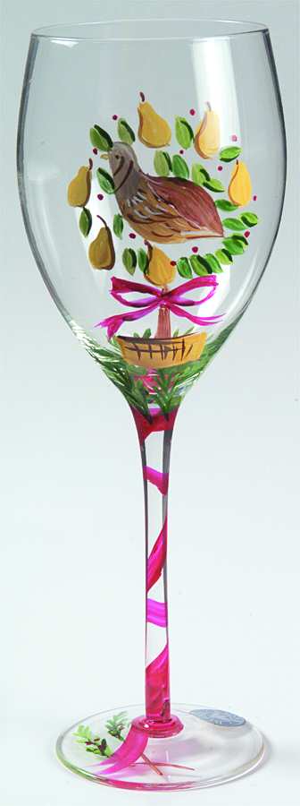 Twelve Days of Christmas Water Goblet by Block-1
