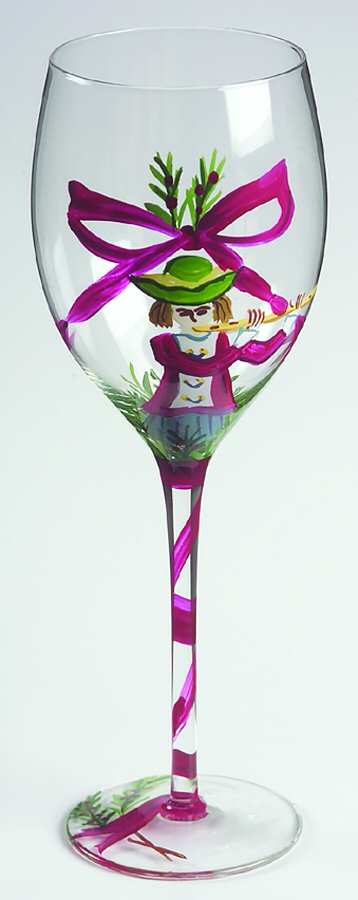 Twelve Days of Christmas Water Goblet by Block-1