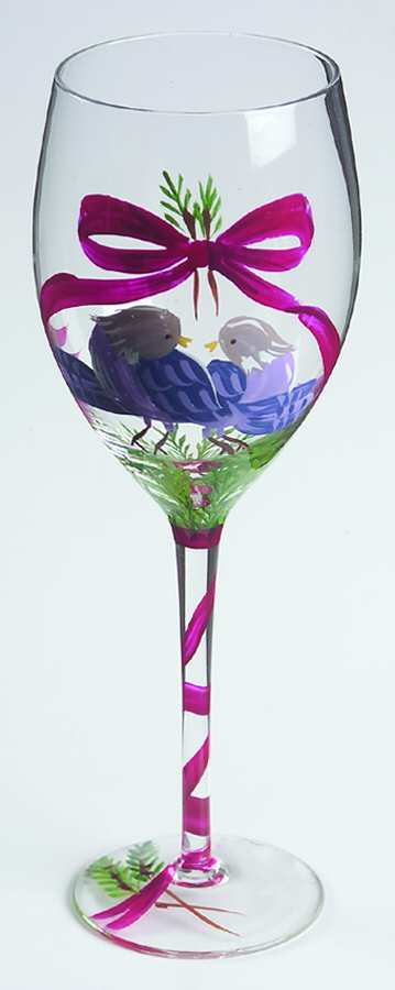 Twelve Days of Christmas Water Goblet by Block-1