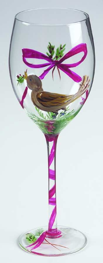 Twelve Days of Christmas Water Goblet by Block-1