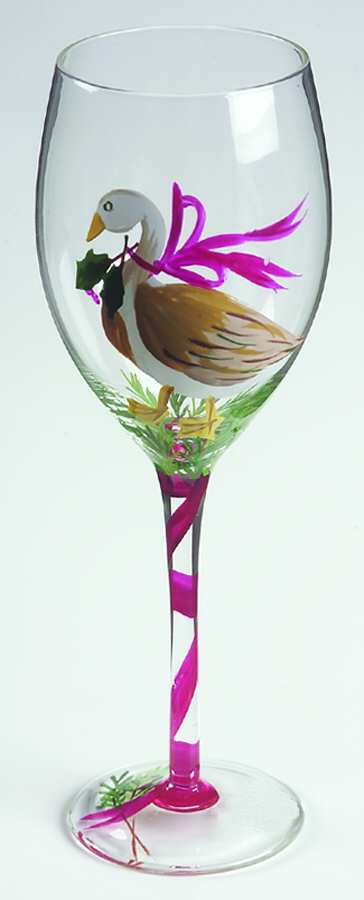 Twelve Days of Christmas Water Goblet by Block-1