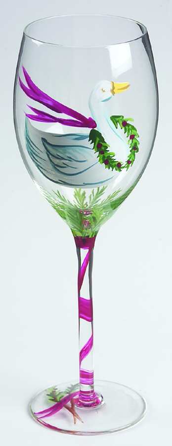 Twelve Days of Christmas Water Goblet by Block-1