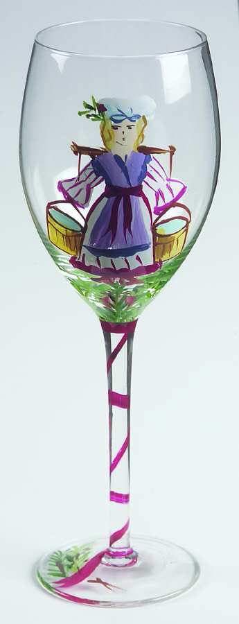 Twelve Days of Christmas Water Goblet by Block-1