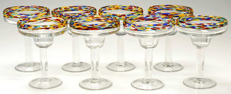 Eclipse (Set of 8) Margarita Glass by Block-1