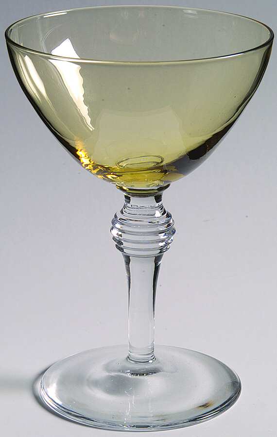 935 Yellow Champagne/Tall Sherbet by Bryce-1