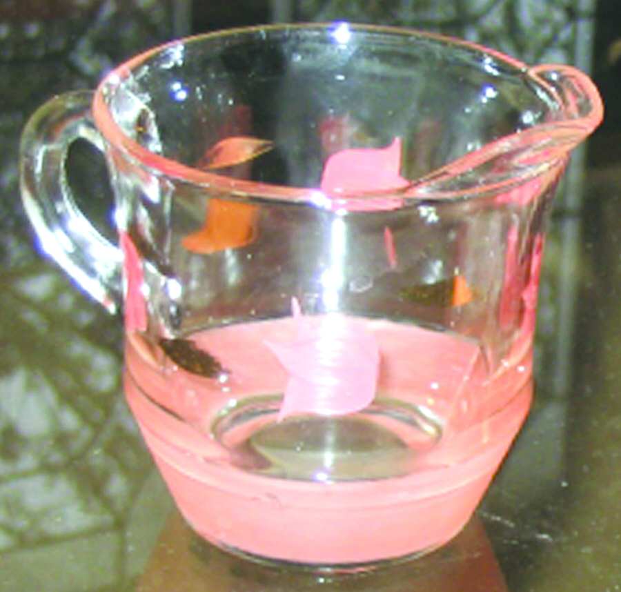 Golden Tulip Red Creamer by Bartlett Collins-1