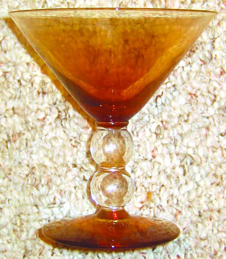 737 Amber Champagne/Tall Sherbet by Bryce-1
