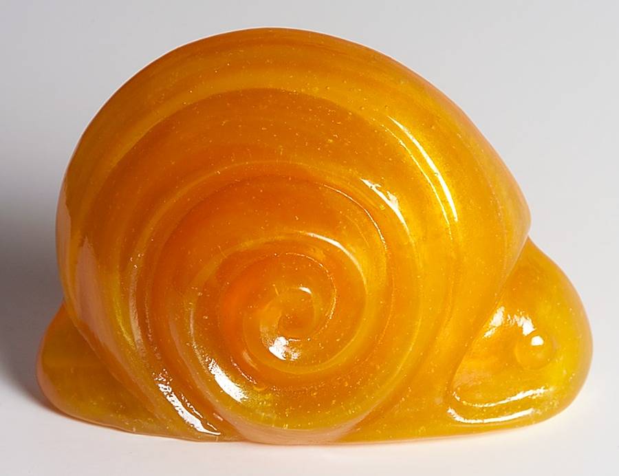 Animals & Figurines Snail #6402P by Blenko-1