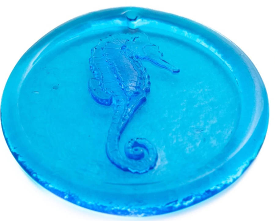 Animals & Figurines 4" Seahorse Suncatcher/Ornament by Blenko-1