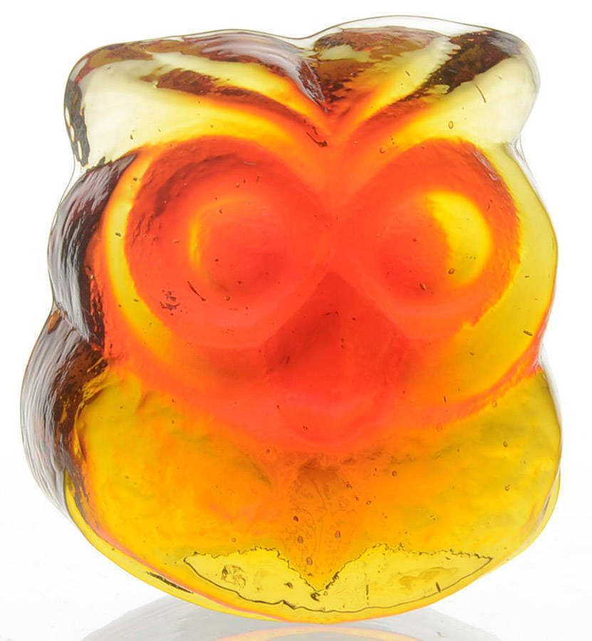 Animals & Figurines #6402P Small Owl by Blenko-1