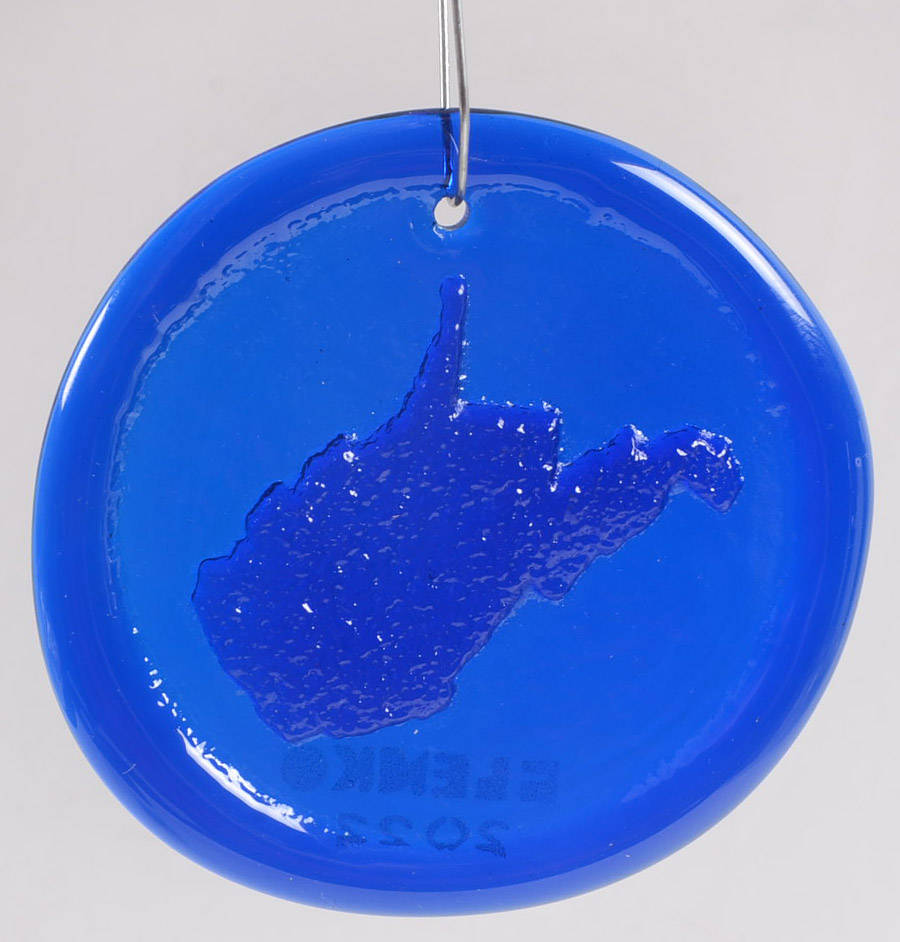 Animals & Figurines 3" West Virginia Suncatcher/Ornament by Blenko-1