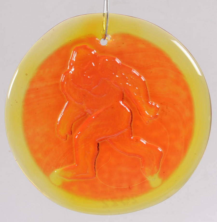 Animals & Figurines 4" Bigfoot Suncatcher/Ornament by Blenko-1