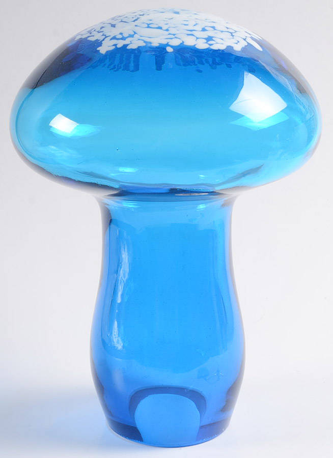 Animals & Figurines #3221M 9" Medium Mushroom by Blenko-1