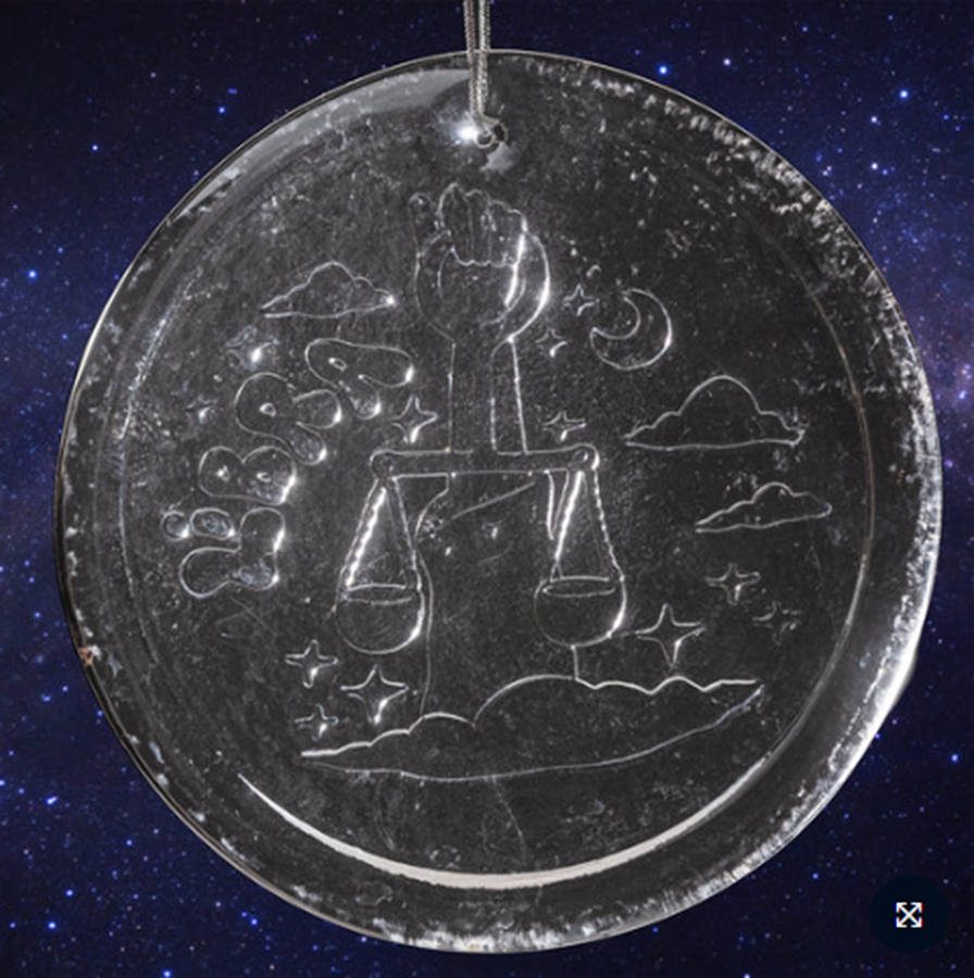 Animals & Figurines 6" Zodiac Suncatcher/Ornament by Blenko-1
