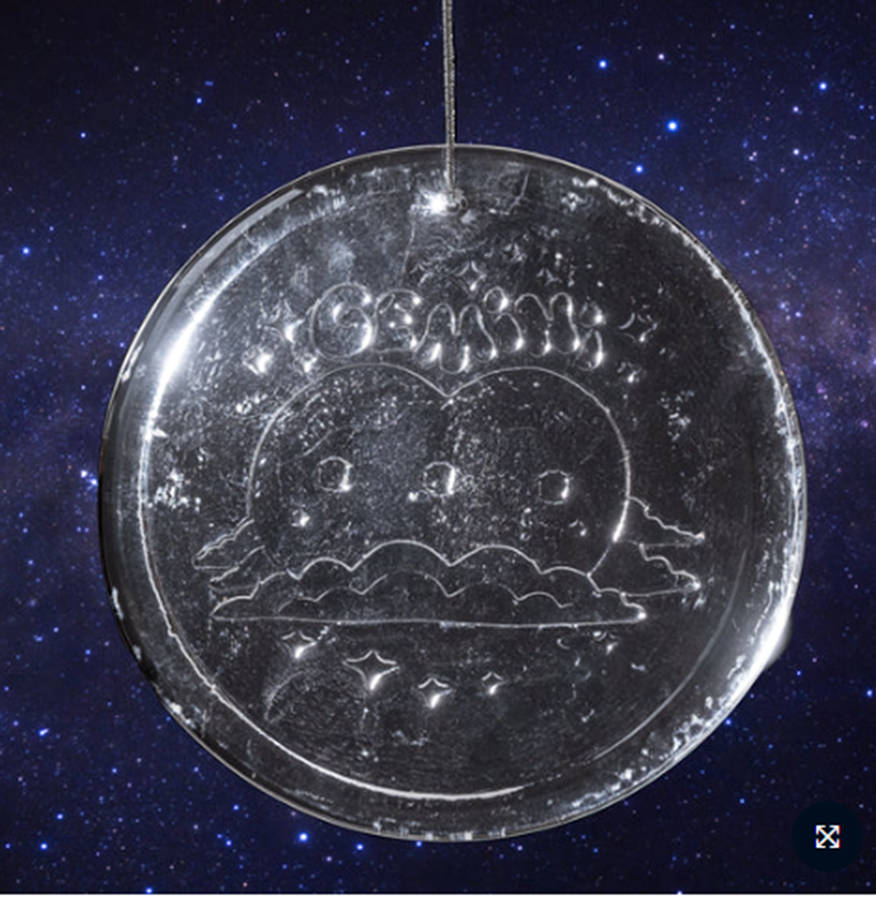 Animals & Figurines 6" Zodiac Suncatcher/Ornament by Blenko-1