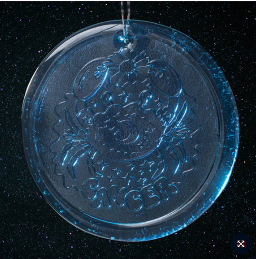Animals & Figurines 6" Zodiac Suncatcher/Ornament by Blenko-1
