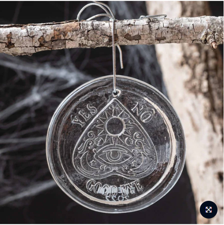 Animals & Figurines 4" Planchette Suncatcher/Ornament by Blenko-1