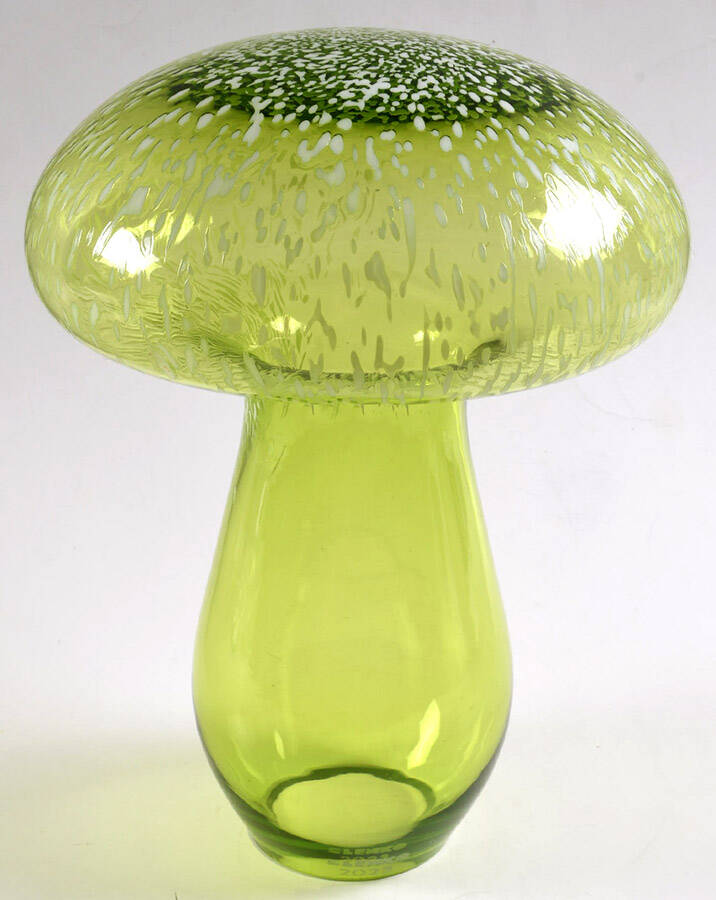 Animals & Figurines #3221L 11" Large Mushroom by Blenko-1