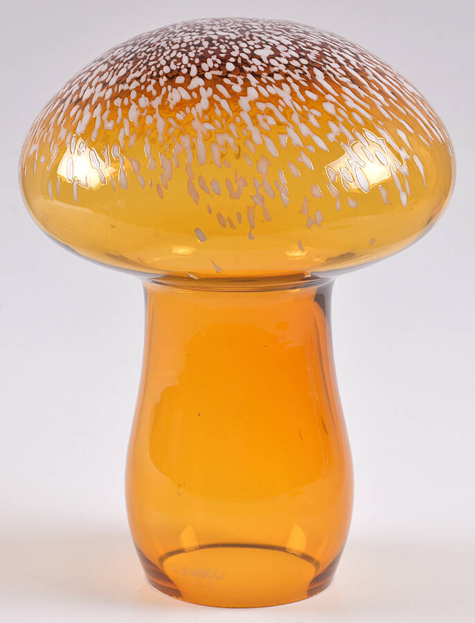 Animals & Figurines #3221M 9" Medium Mushroom by Blenko-1