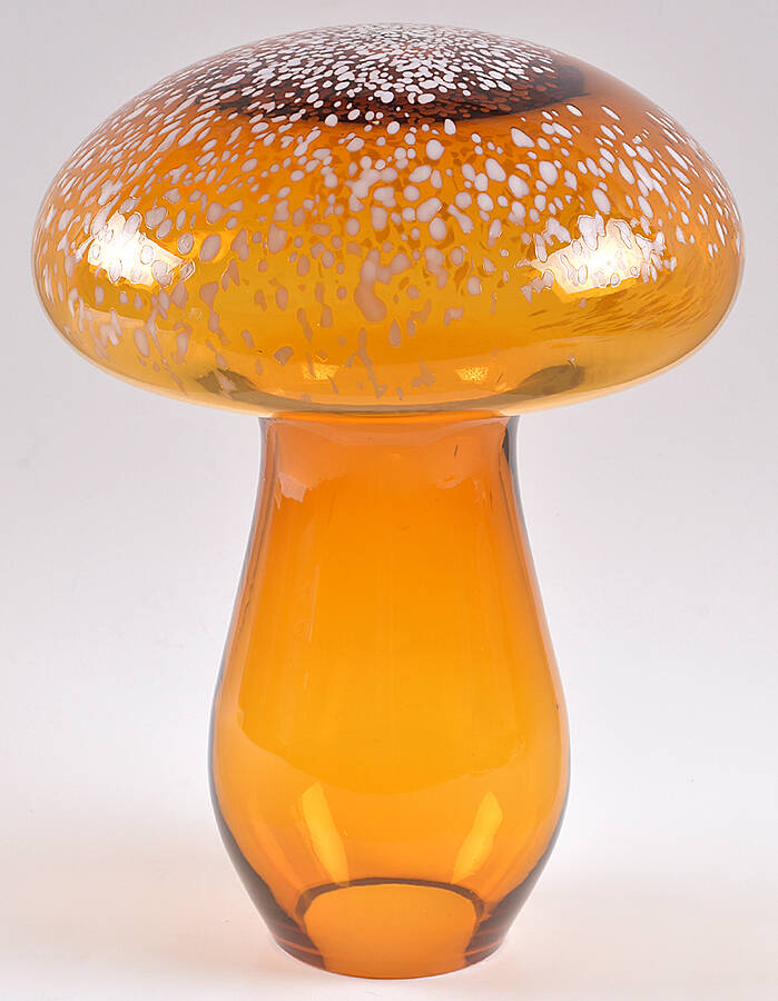 Animals & Figurines #3221L 11" Large Mushroom by Blenko-1