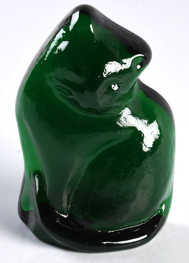 Animals & Figurines Cat #6402P by Blenko-1