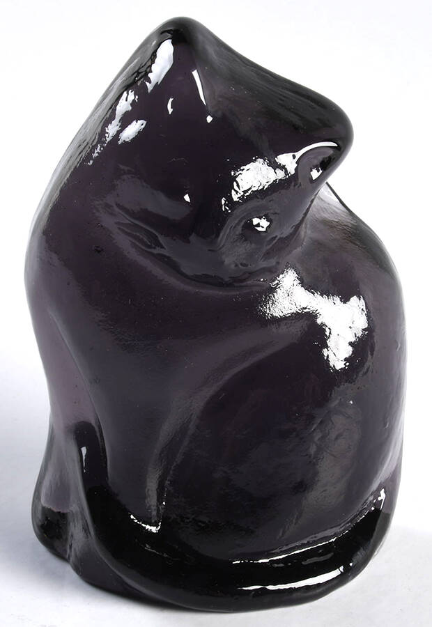 Animals & Figurines Cat #6402P by Blenko-1