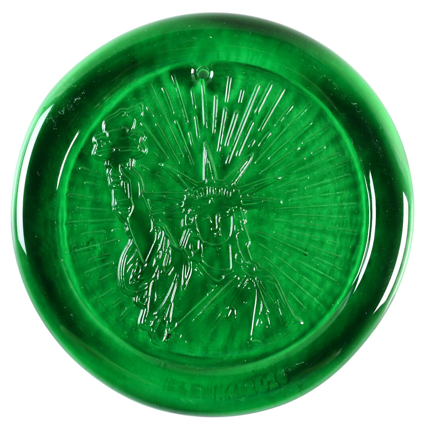 Animals & Figurines 4" Lady Liberty Suncatcher/Ornament by Blenko-1