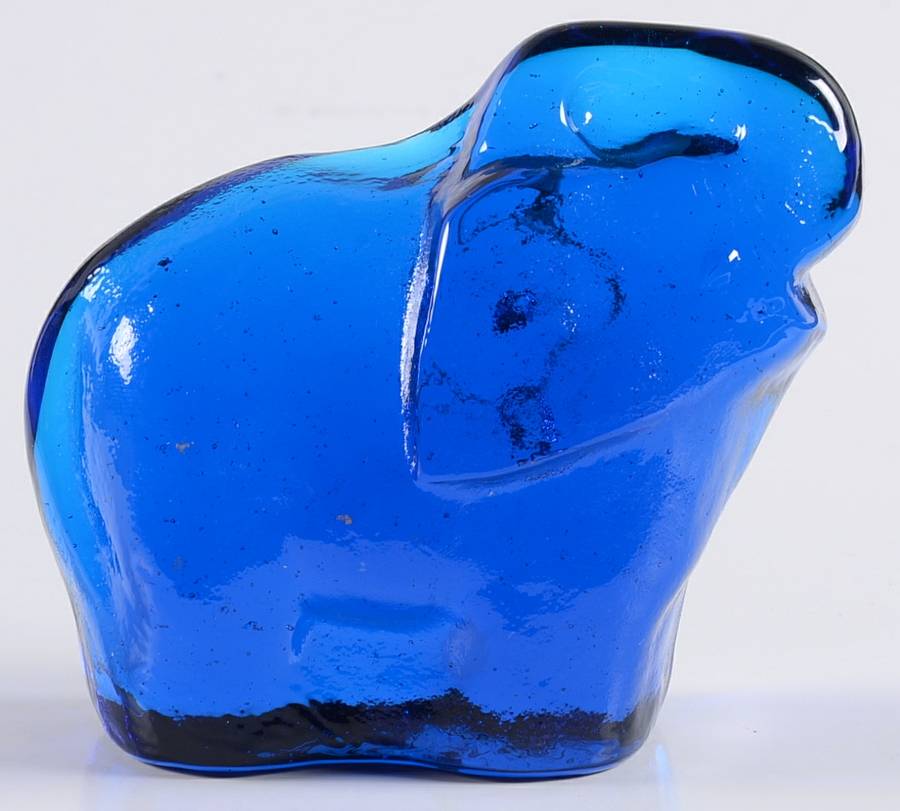 Animals & Figurines Elephant #6402P by Blenko-1
