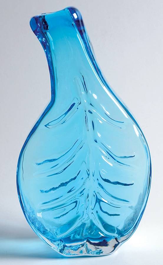 Decanters & Bottles #3615 Leaf Shape Bottle by Blenko-1