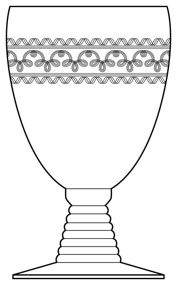 851-1 Water Goblet by Bryce-1