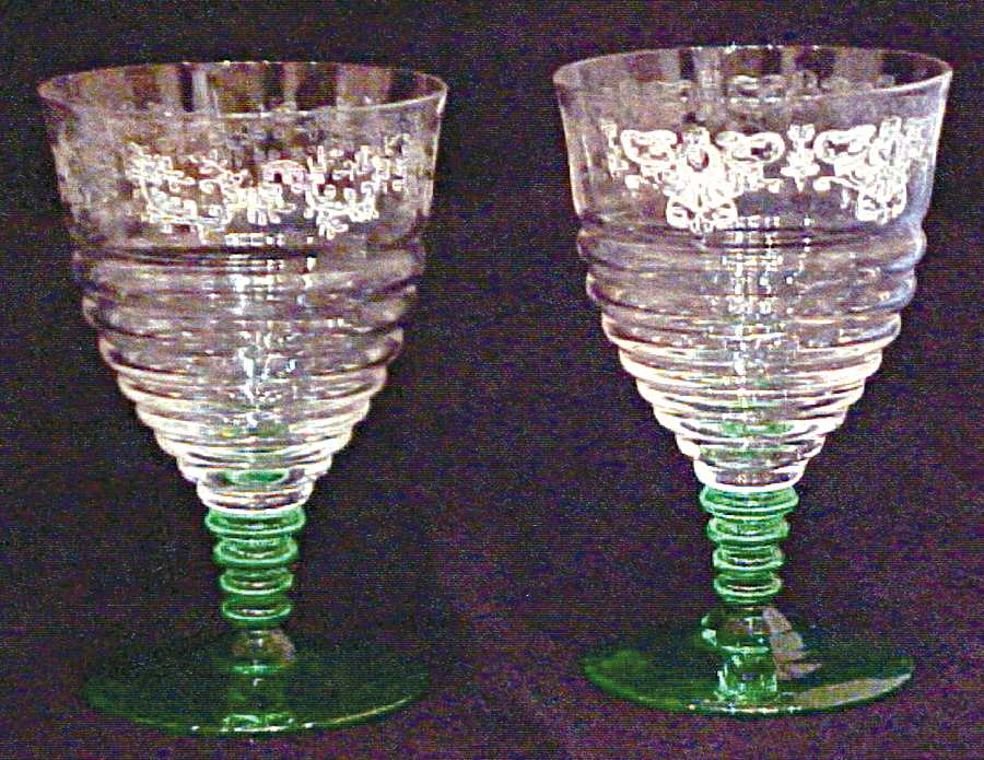 ETCH 535-1 (Stem # Bry20) Water Goblet by Bryce-1