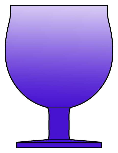 Capers Amethyst Water Goblet by Block-1