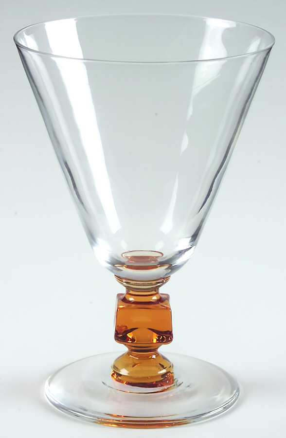 Wilmington Amber (Stem 945) Water Goblet by Bryce-1