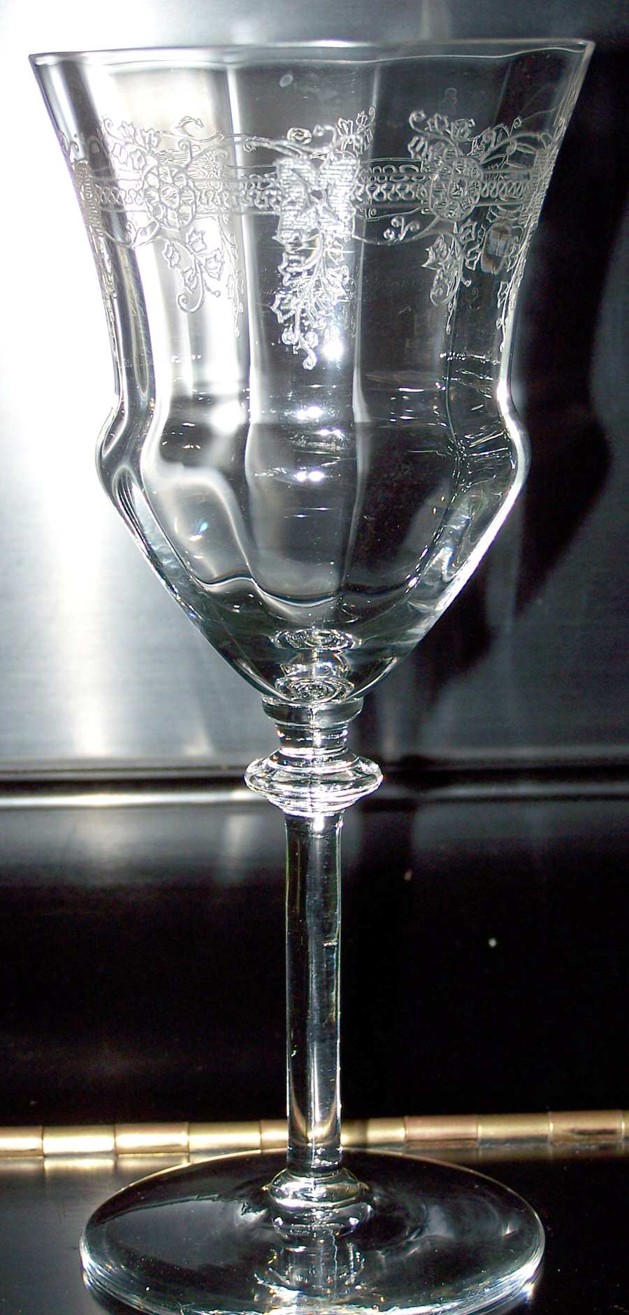 Etch 525-1 Water Goblet by Bryce-1