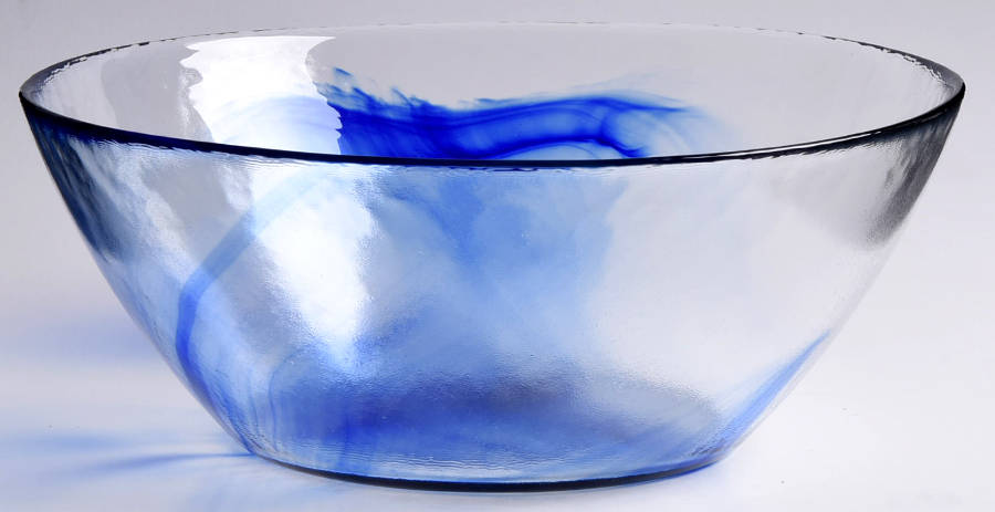 Murano Blue Centerpiece by Bormioli Rocco-1