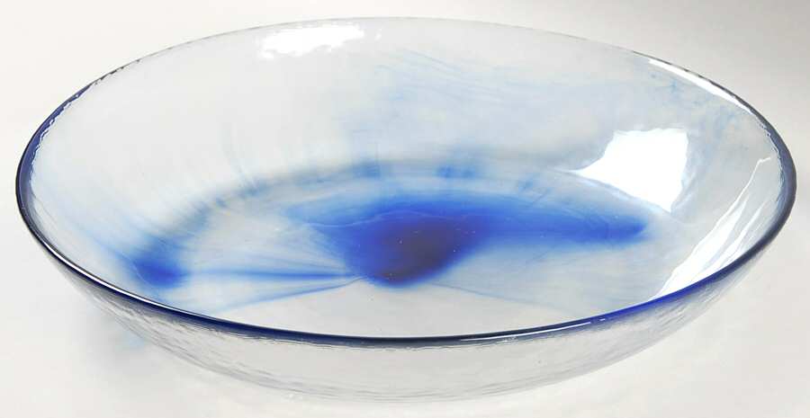 Murano Blue Coupe Soup Bowl by Bormioli Rocco-1
