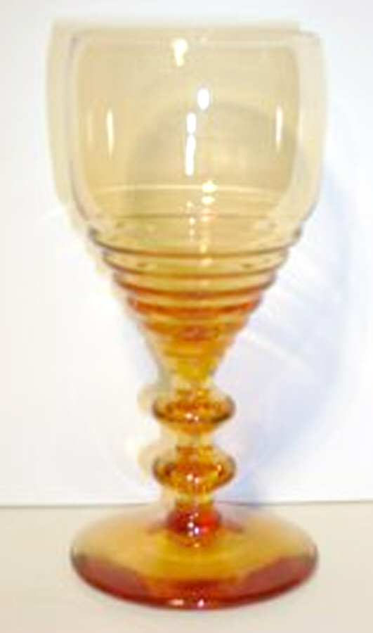 575-8 Amber Wine Glass by Bryce-1