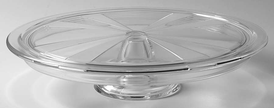 Pin Wheel Frost Footed Cake Plate by Block-1