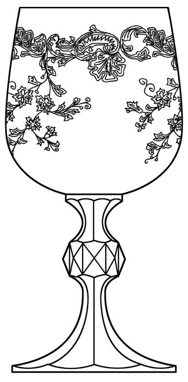 BOC101 Water Goblet by Bohemia Crystalex-1